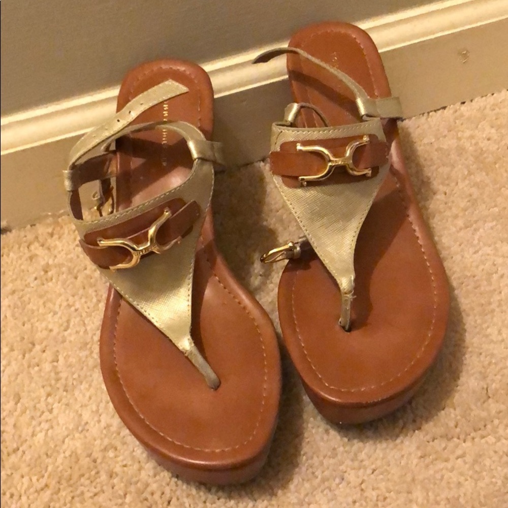 Brown Tommy Hilfiger Wedges